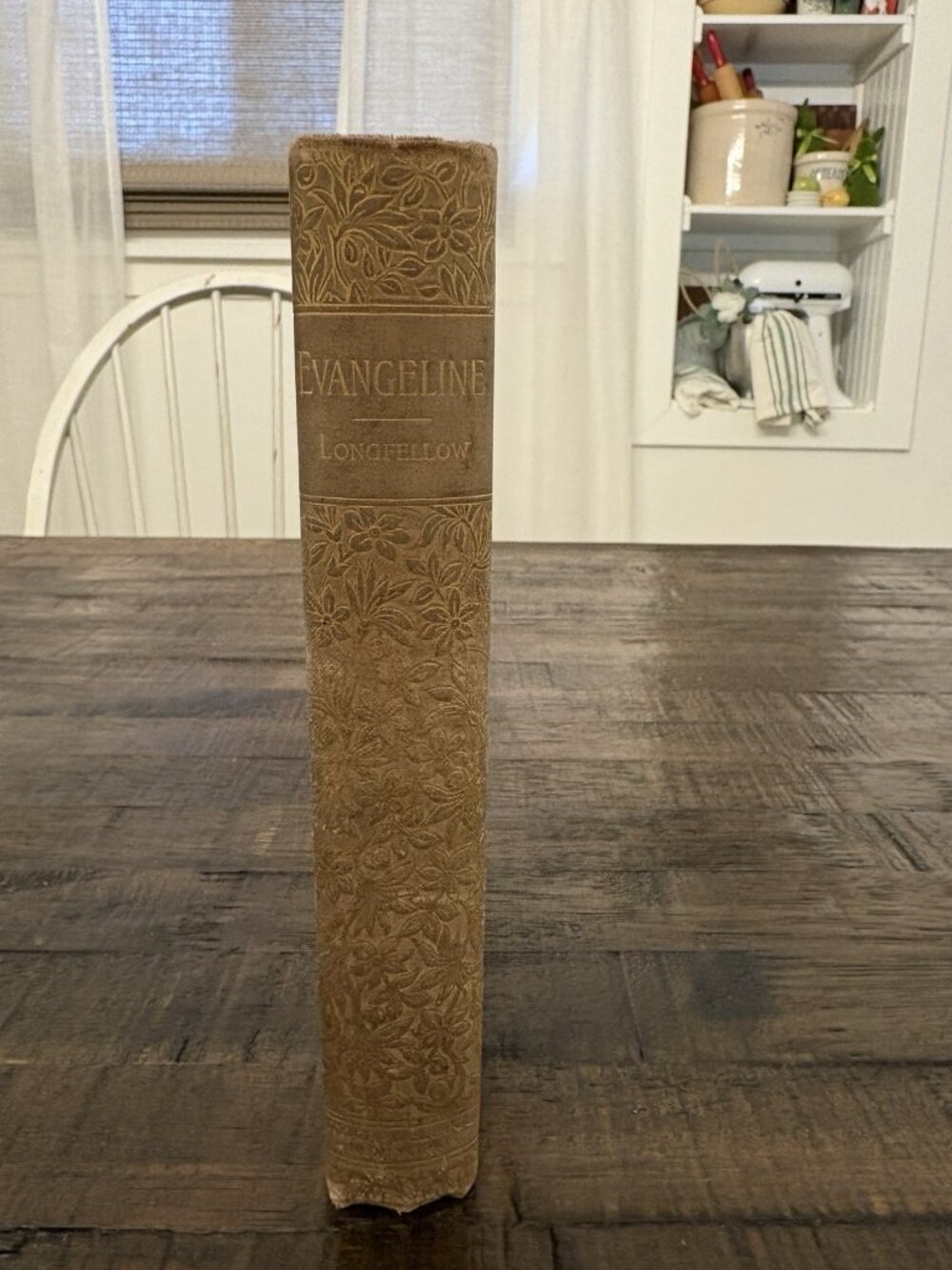 1893 Evangeline, A Tale Of Acadie by Henry Wadsworth Longfellow Rare Flower HC - Picture 6 of 16